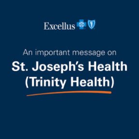 An important message on St.Joseph's Health (Trinity Health)